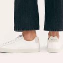 VEJA  Esplar Sneakers Casual White Leather Suede Lace Up Shoes Women's Size 9 Photo 0