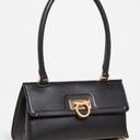 Salvatore Ferragamo  Trifolio Swing Leather Shoulder Bag in Black, Like New Photo 1