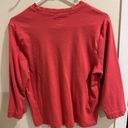 Orvis  Long Sleeve Tee Shirt Medium Rust Pima Cotton Blend VGUC Photo 1