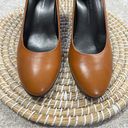 Ecco  Danish Design Plateau Cognac Heels Pump Leather Brown Size 41/US 10 Photo 2