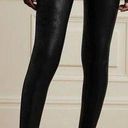 Spanx Faux Leather Stretch Leggings High Rise Pants Women’s Medium Black Photo 0