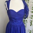 Fame and Partners Royal Blouse Off The Shoulder Evening Gown Photo 3