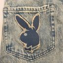 Playboy NWT  x PacSun Embroidered Bunny Flower Light Wash High Rise Jeans Sz 26 Photo 9