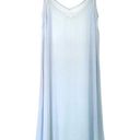 Love Shack Fancy  Sheer Short Cami Dress S Blue Photo 1