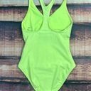 Nike  Hughlighter Yellow Neon One Piece Swim Suit Photo 3