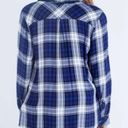 Rails  Hunter Checked Ultra Violet Preppy Coastal Western Soft Plaid Top XS Photo 2