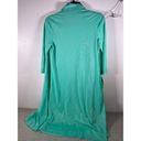 Vanity Fair Vintage  Size 32 Green Nylon Two Piece Nightgown Robe Set Button Photo 8