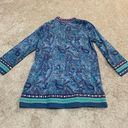 Soft Surroundings Soft Sorroundings embroidered floral tunic top dress medium TLS1 4953 Photo 7