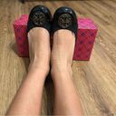 Tory Burch  black gold wedge heels pumps shoes women’s 7 Photo 7