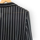 American Vintage Vintage Newport News Black and White Striped Button Down Work Shirt L Photo 6