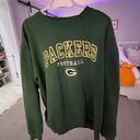 Green Bay Packers Crew Neck Hoodie Size L Photo 0