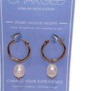 Ettika  • CHARGED • Removable Pearl Huggies Hoops Photo 0
