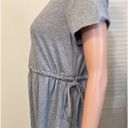 Isabel Maternity NWT  Size Small Gray Tie Waist Tee Tshirt Dress Photo 3