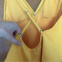 Abercrombie & Fitch  Plunge V-Neck Ribbed Yellow One Piece Swimsuit Size Small Photo 5