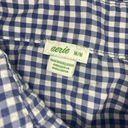 Aerie Womens  Blue Plaid Oversized Button Up - M Photo 4