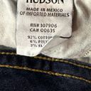 Hudson  SZ 27 Palerme Knee Cuffed Jean Shorts Stretch Low-Rise Button-Flap Blue Photo 7