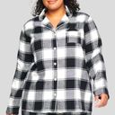 Sonoma  black and white plaid 2 piece flannel pj set! Photo 0