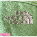 The North Face TKA 100 Full Zip Fleece Jacket Lime Green Fuzzy Teddy Warm Coat Photo 2