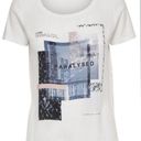 Only NWOT White Graphic Tee  SZ-S Photo 2