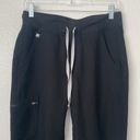 FIGS  XS Zamora Jogger Scrub Pants in Black Photo 3