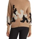 360 Cashmere  Leannah Printed Wool Blend Sweater Photo 0