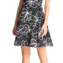 DKNY  Floral Fit & Flare Dress with Pockets Black Photo 0