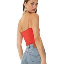 Modcloth NWT Strappy Wire V-Neck Bodysuit Medium Photo 2