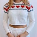 Brandy Melville Heart Francesca Sweater Photo 1