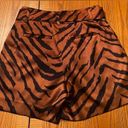 White House | Black Market  Tiger Print 5” High Waisted Belted Satin Shorts Size 2 Photo 7