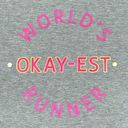 Athletic Works WORLD’S OKAY-EST RUNNER Graphic Baseball T-Shirt by , Medium Photo 1