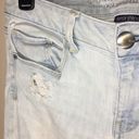 American Eagle  distressed skinny jeans size 4 light wash color holy jeans​​ Photo 5