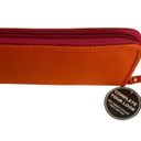 Minicci NWT  Orange & Pink Zip Around Wallet Photo 0