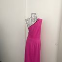 Dress the Population NWT  Martine Pink Ruched Midi Dress Photo 6