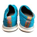 Teva  Wander Womens Slip On Canvas Teal Blue Shoes Size 6.5 Photo 11