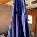 B Darlin Velvet Navy Blue Hock Dress Photo 0