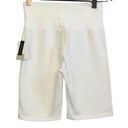 BP  Womens White  High Waist Athletic Size XS Pull-On Bike Shorts Photo 3