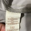 Free People  Women’s Size 4 Light Gray Double Breasted Cotton Mini Trench Jacket Photo 5