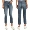 3x1  • W3 Straight Authentic Crop jeans high rise slim leg Celie medium wash Photo 1