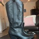 Cow Girl Boots Black Size 8 Photo 0