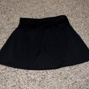 Yogalicious Black crossover waist tennis skort Photo 2