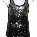 Krass&co Cruisewear &  Black Sequins Tank Top size Small Photo 0