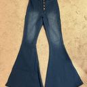 Flare Denim Jeans Blue Photo 0