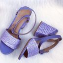 Bamboo NEW  | Braided Heel Maddy Sandals - LAVENDER Photo 1