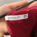 Mulberry Cooper St Dress Womens 2  Red Capulet Drape Ruffled Neckline Sleeveless Photo 3