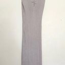 Pink Rose  ribbed knit lilac pastel midi dress v neck collared neck size medium Photo 0