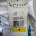 Karen Kane  Summer Seas Cascade Tank / Size Medium Photo 4