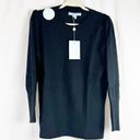 Hill House  Sylvia Silvia Black Knit Puff Sleeve Sweater Wool Large Photo 1