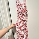 ZARA Pink and White Wrap Spaghetti straps dress Size S Photo 3