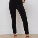 L'Agence  Margot High Rise Skinny Jeans Black Velvet Size 22 Waist Photo 1