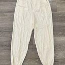 Rag and Bone  Women Linen Blend Pull On Trouser Jogger Pants High Rise Cream 10 Photo 0